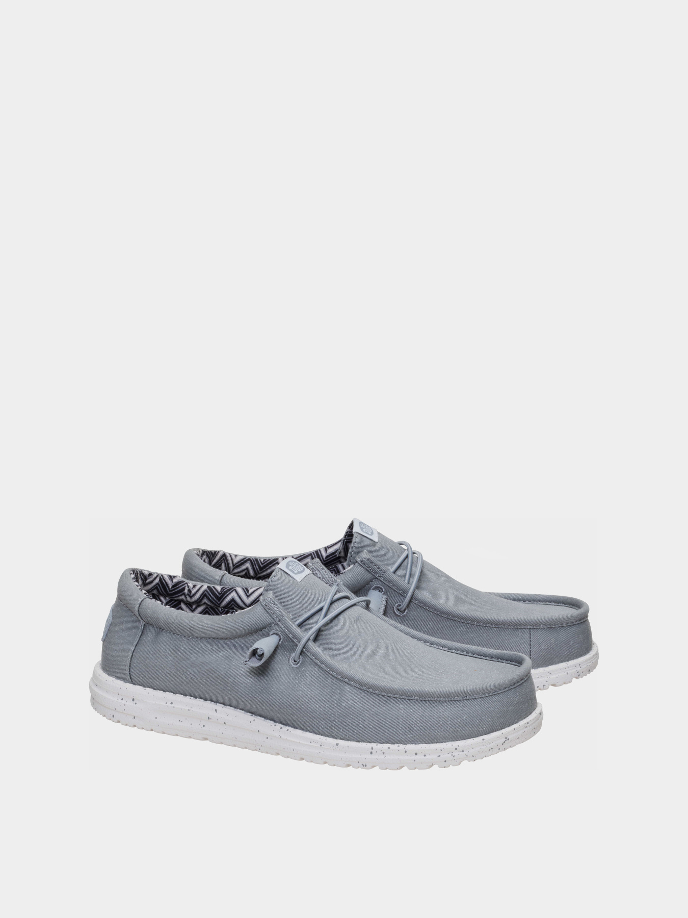 Сліпони та мокасини HEY DUDE WALLY STRETCH CANVAS LGR модель 40700-007 Фото