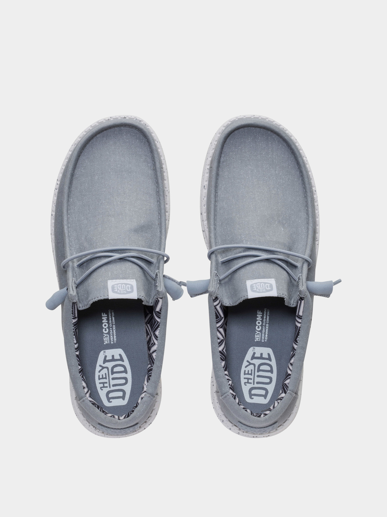 Слипоны и мокасины HEY DUDE WALLY STRETCH CANVAS LGR модель 40700-007 Фото