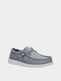 Сліпони та мокасини HEY DUDE WALLY STRETCH CANVAS LGR модель 40700-007 Фото