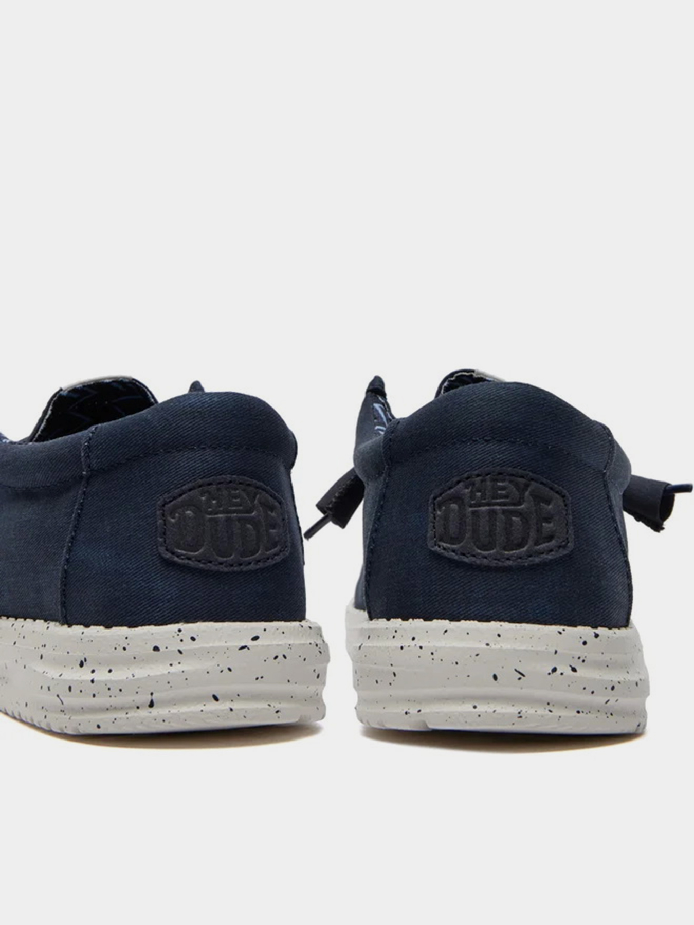 Слипоны и мокасины HEY DUDE WALLY STRETCH CANVAS NAVY модель 40700-410 Фото