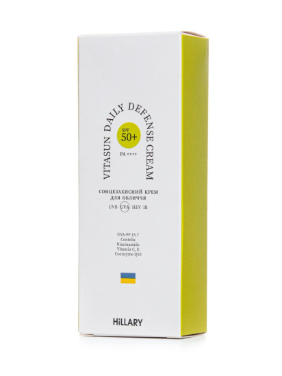 Hillary ­Сонцезахисний крем для обличчя SPF 50+ модель HI-08-519 — фото 3 - INTERTOP