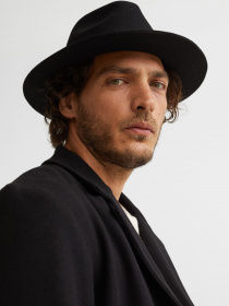 Шляпа H&M модель 0793193_чорний Фото