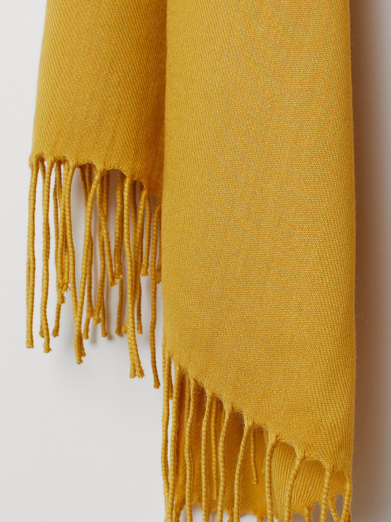 Шарф H&M модель 0680391_жовтий Фото