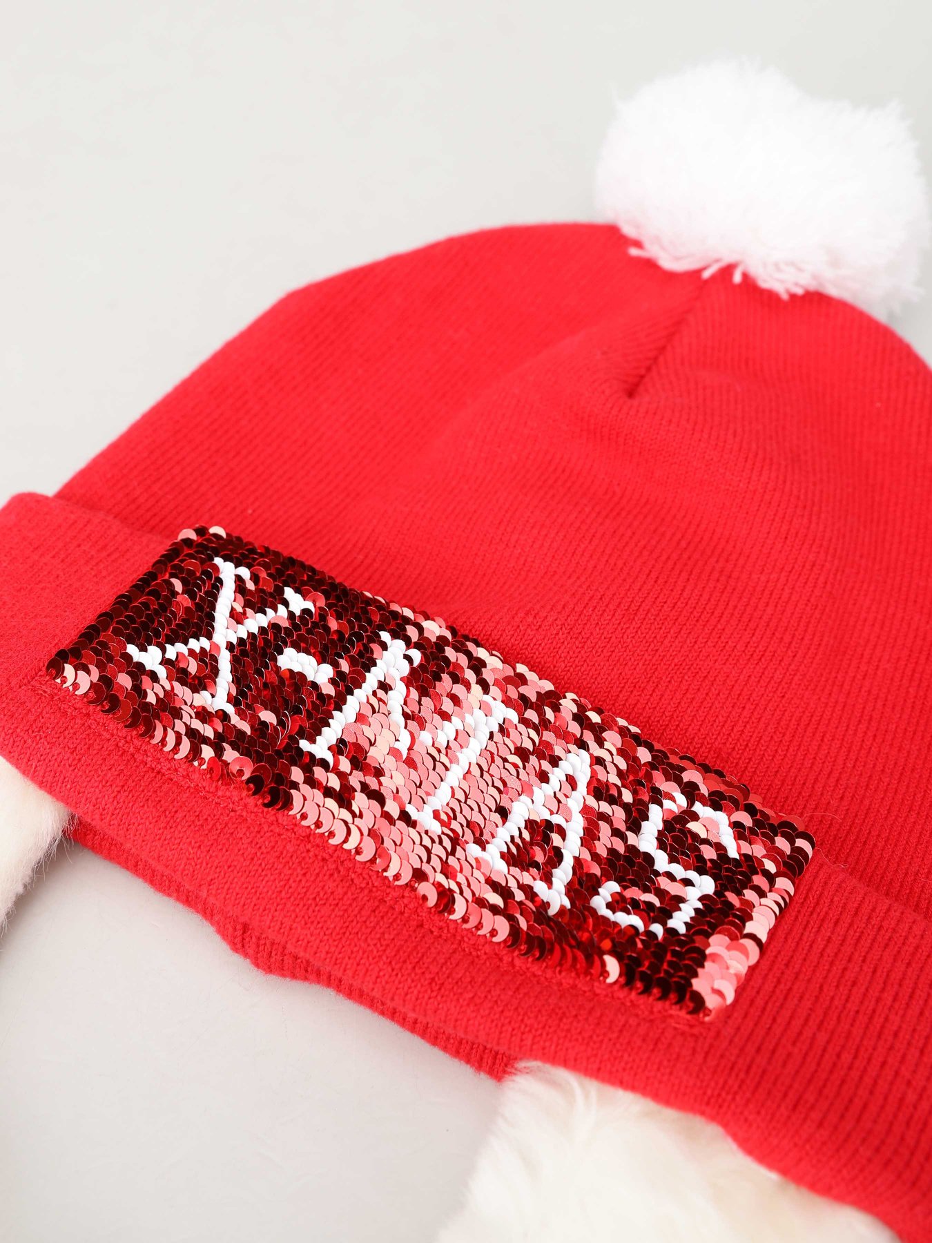 Шапка H&M модель 0769067_червоний комб. Шапка H&M модель 0769067_червоний комб. Фото