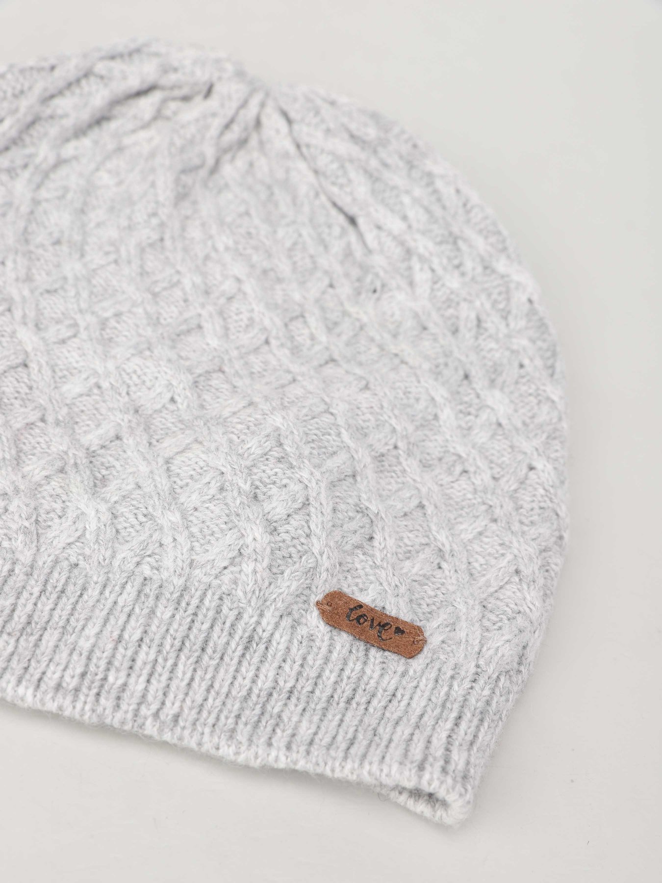 Шапка H&M модель 0617069_сірий Фото