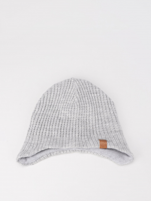 Шапка H&M модель 0694680_сірий Фото