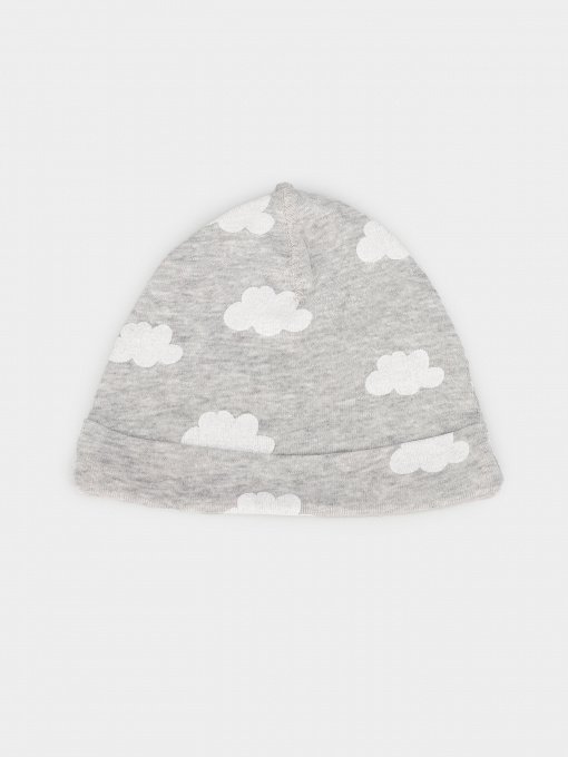 Шапка H&M модель 0708028_с.сірий з білим Фото