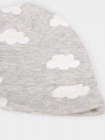 Шапка H&M модель 0708028_с.сірий з білим Фото