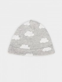 Шапка H&M модель 0708028_с.сірий з білим Фото