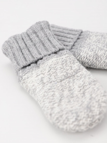 Перчатки H&M модель 0747534_сірий комб. Фото