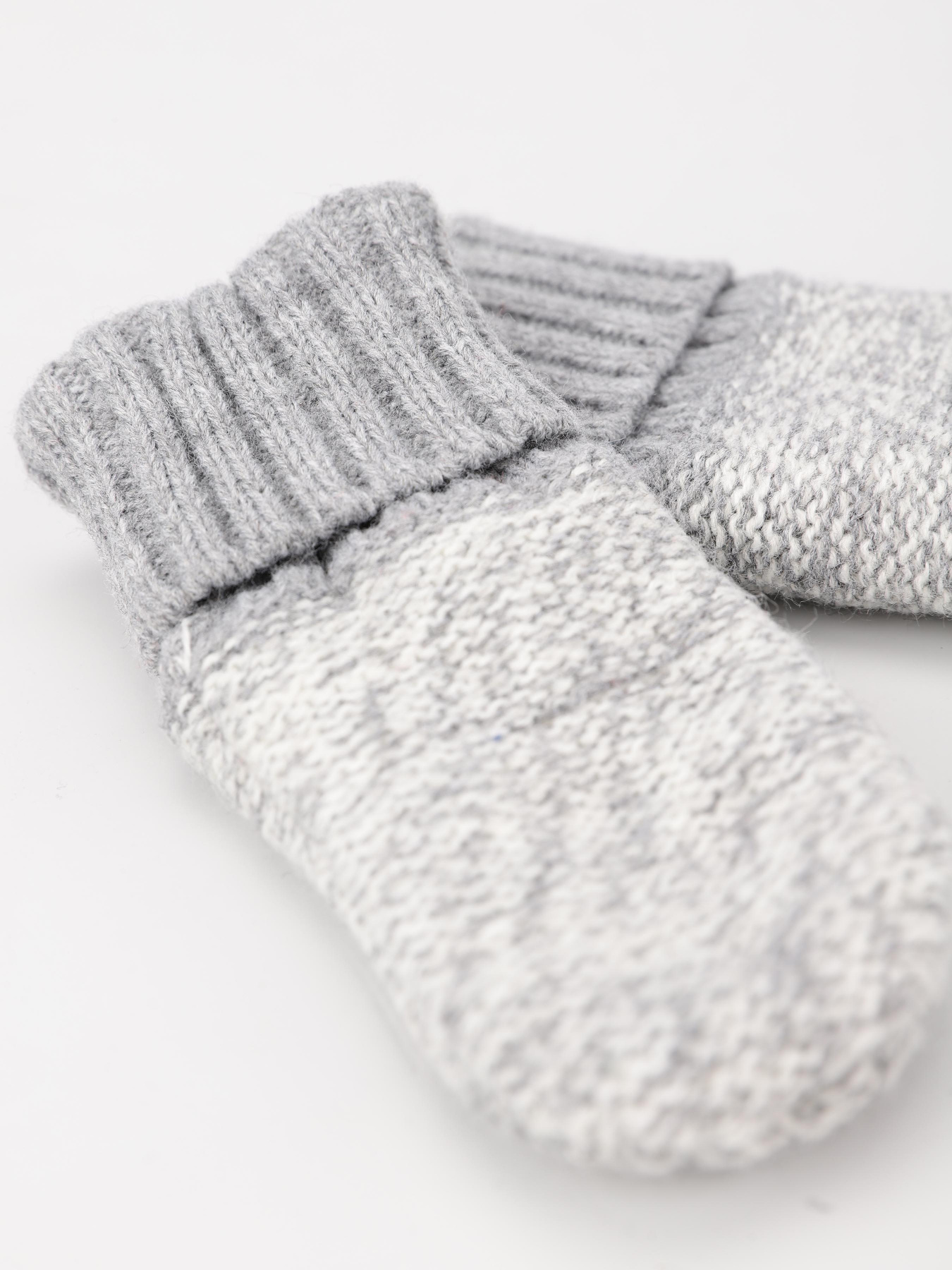 Перчатки H&M модель 0747534_сірий комб. Фото