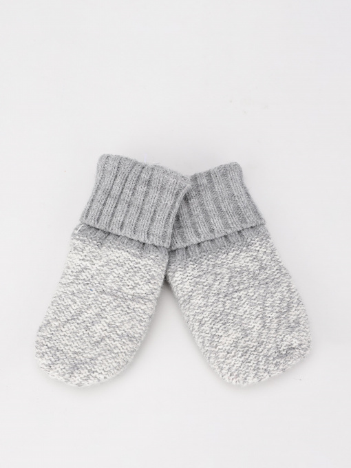 Перчатки H&M модель 0747534_сірий комб. Фото