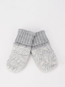 Перчатки H&M модель 0747534_сірий комб. Фото