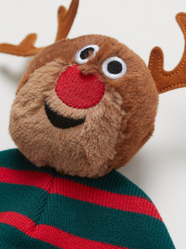 Шапка H&M модель 0769067_т.зелений комб. Фото