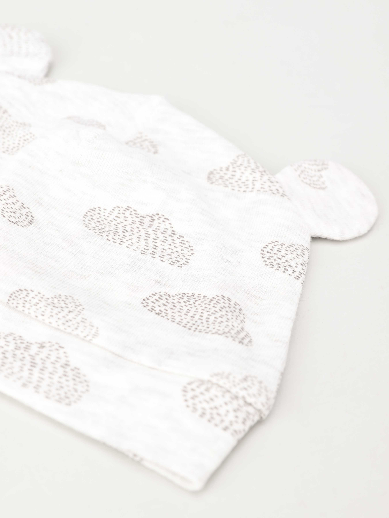 Шапка H&M модель 0814299_с.сірий з сірим Фото