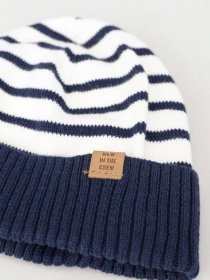 Шапка H&M модель 0834387_т.синій з білим Фото