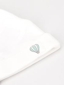 Шапка H&M модель 0835973_білий Фото