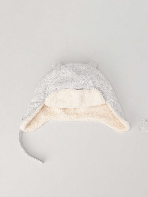 Шапка H&M модель 0896120_с.сірий комб. Фото