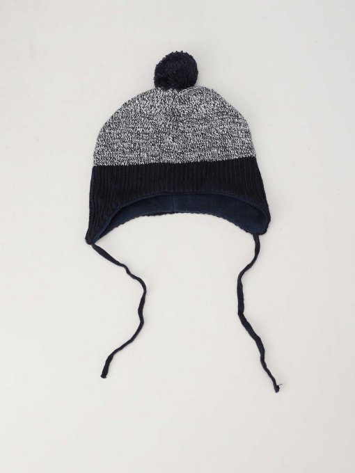 Шапка H&M модель 0903366_т.синій комб. Фото