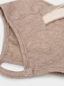 Шапка H&M модель 0905834_бежевий з с.бежевим Фото