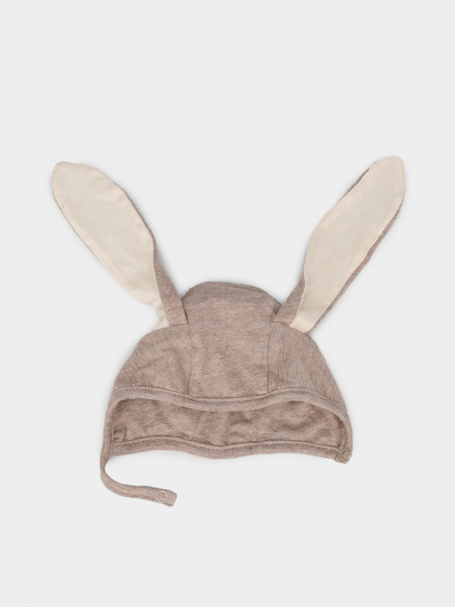 Шапка H&M модель 0905834_бежевий з с.бежевим Фото