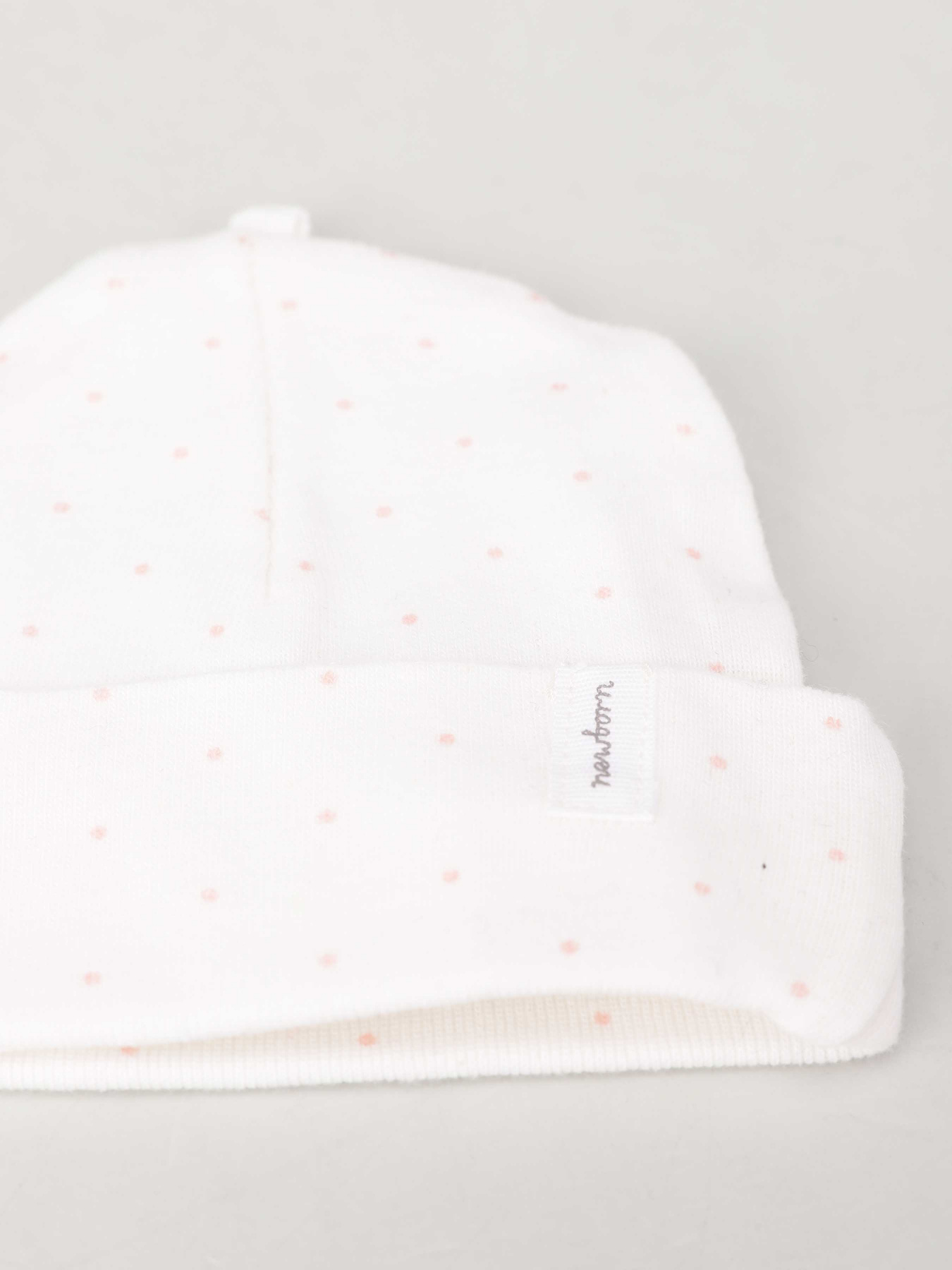 Шапка H&M модель 0930385_білий з рожевим Фото