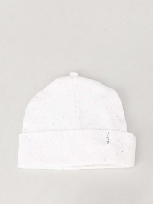 Шапка H&M модель 0930385_білий з рожевим Фото