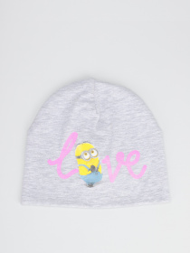 Шапка H&M модель 0370748_сірий комб. Фото