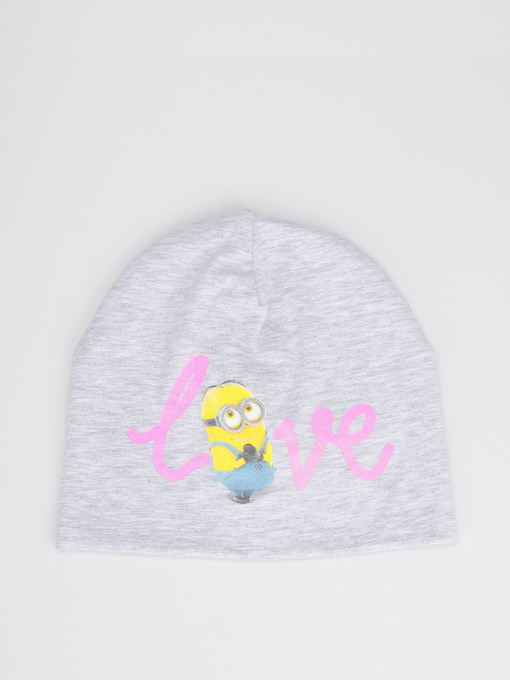 Шапка H&M модель 0370748_сірий комб. Фото