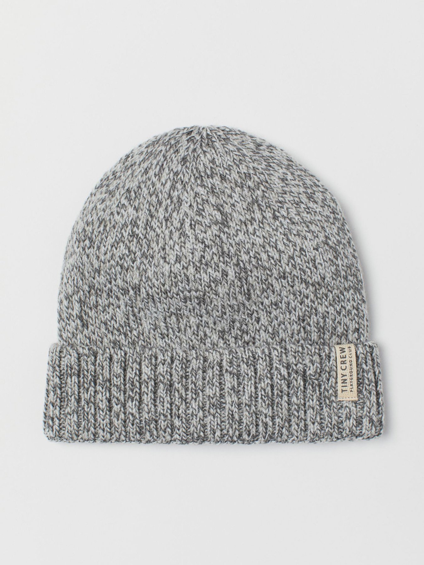 Шапка H&M модель 0695674_сірий комб. Фото