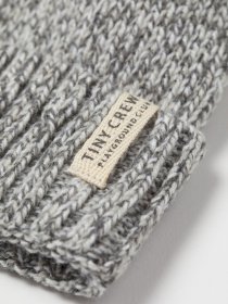 Шапка H&M модель 0695674_сірий комб. Фото