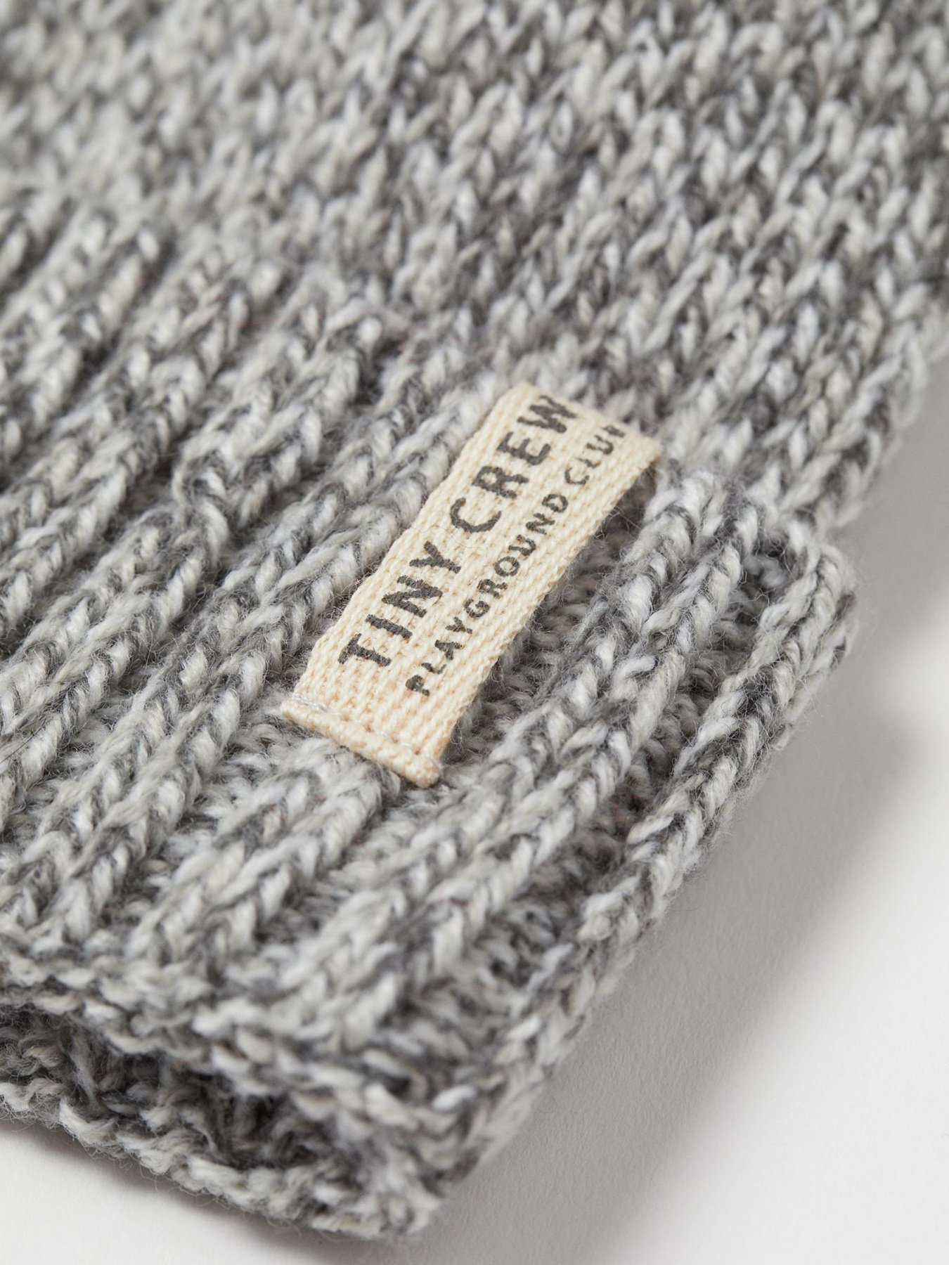 Шапка H&M модель 0695674_сірий комб. Фото