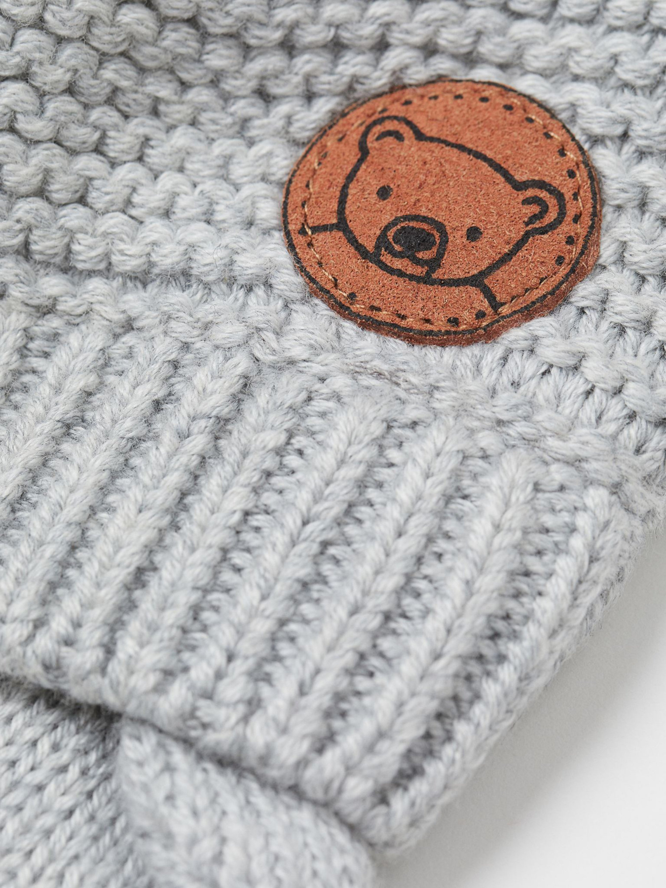 Шапка H&M модель 0776532_сірий Фото