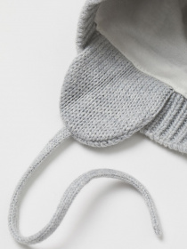 Шапка H&M модель 0776532_сірий Фото