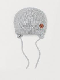 Шапка H&M модель 0776532_сірий Фото