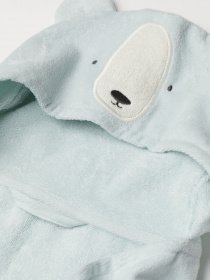 Шарф H&M модель 0874735_с.блакитний з білим Фото