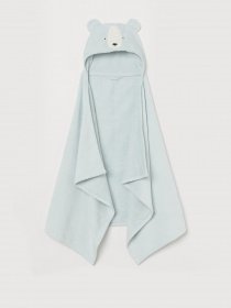 Шарф H&M модель 0874735_с.блакитний з білим Фото