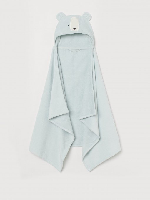 Шарф H&M модель 0874735_с.блакитний з білим Фото