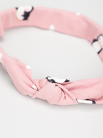 Пов'язка на голову H&M Модель 0896107_рожевий комб. Фото