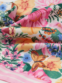 Платок H&M модель 0959909_рожевий комб. Фото