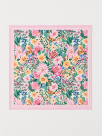 Платок H&M модель 0959909_рожевий комб. Фото