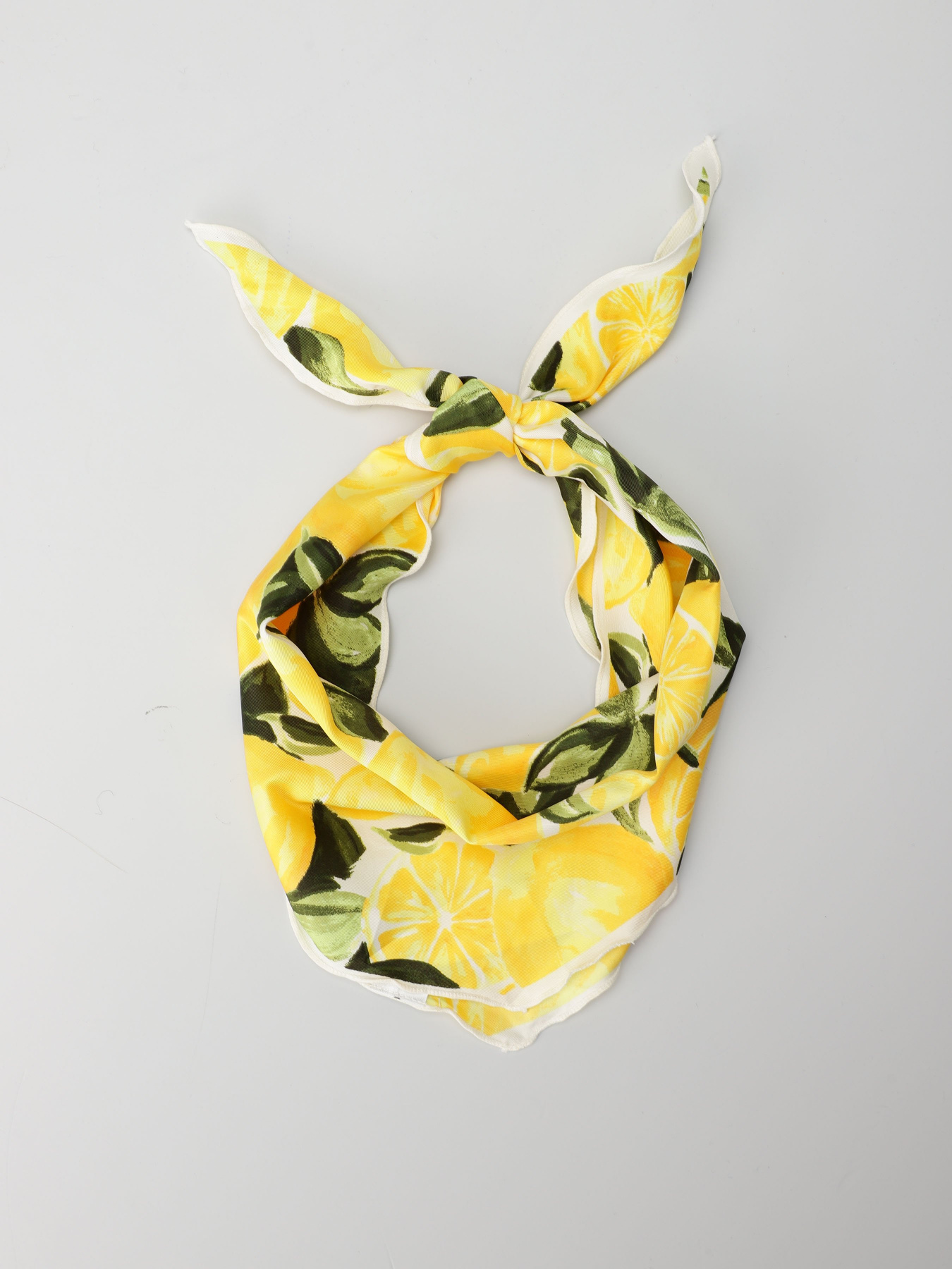 Платок H&M модель 0793185_жовтий комб. Фото