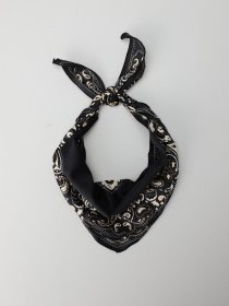 Платок H&M модель 0793185_чорний комб. Фото