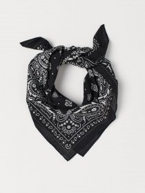 Платок H&M модель 0755487_чорний з білим Фото