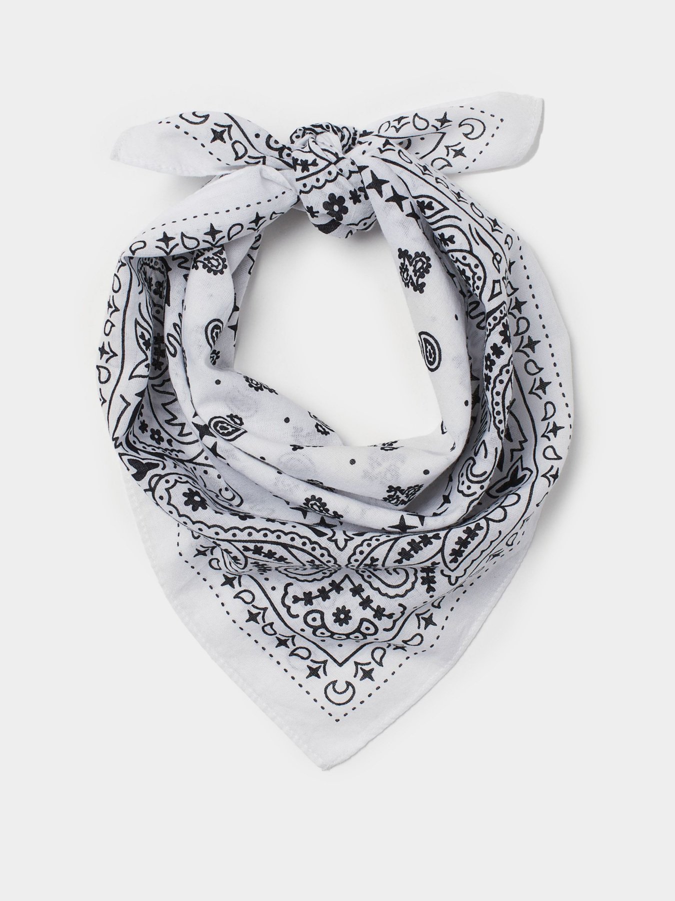 Платок H&M модель 0755487_білий з чорним Фото