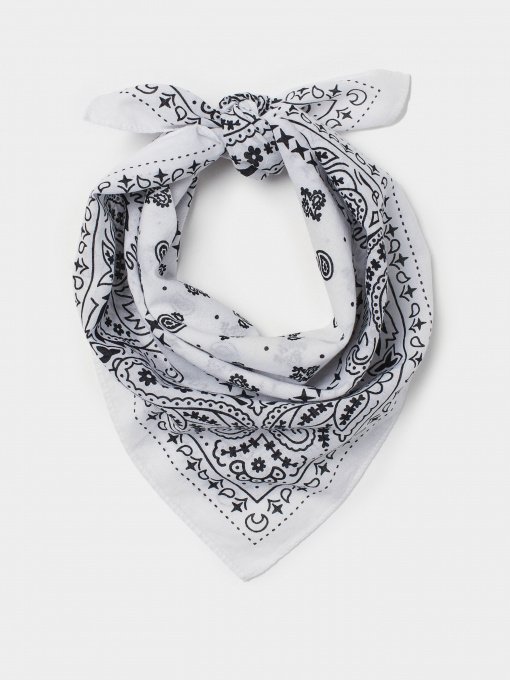 Платок H&M модель 0755487_білий з чорним Фото