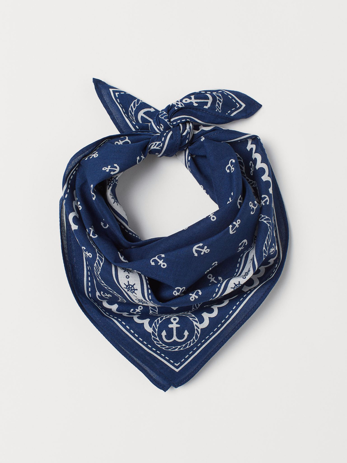 Платок H&M модель 0725381_синій з білим Фото