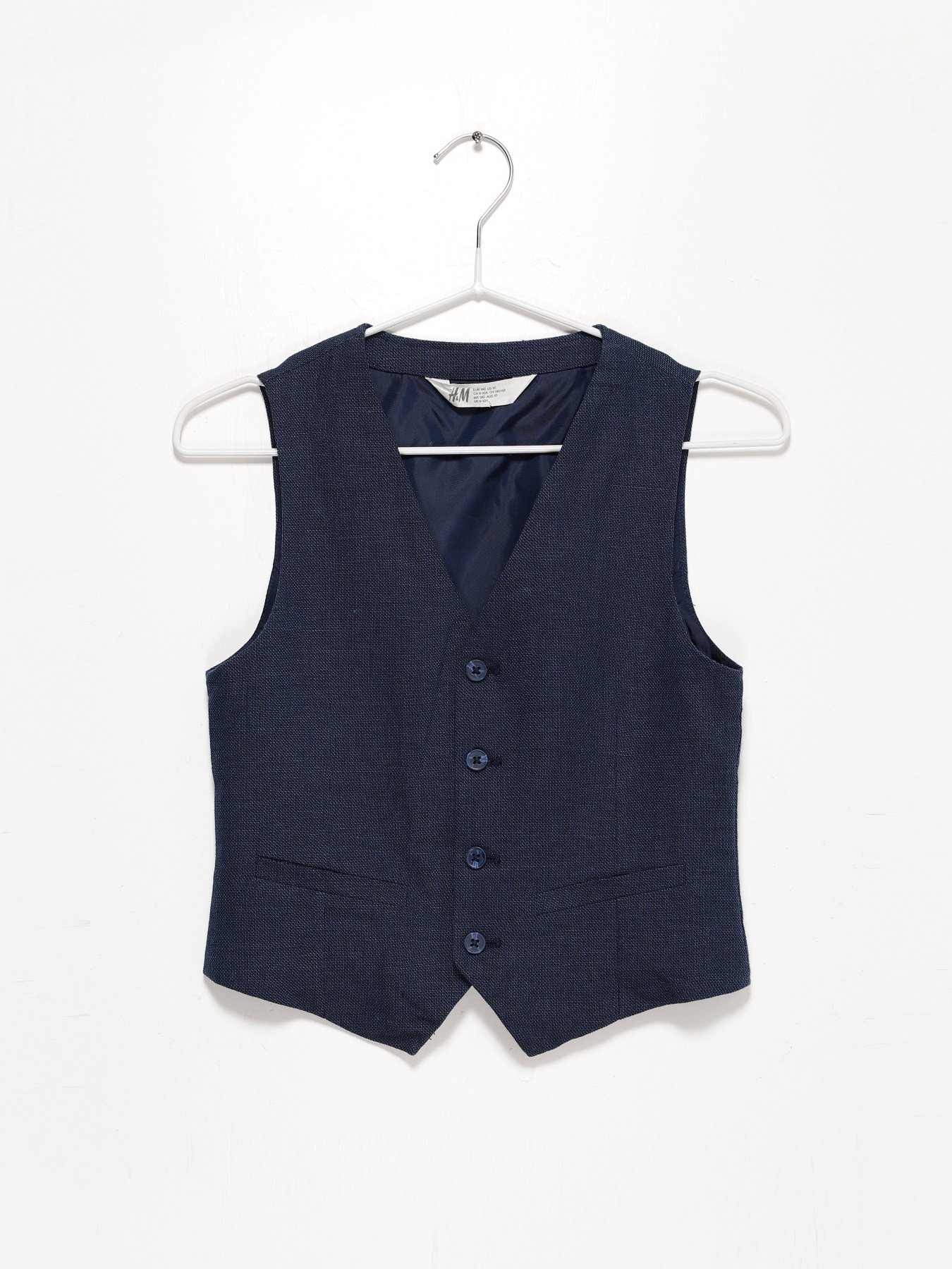 Жилет H&M модель 0761960_т.синій комб. Фото
