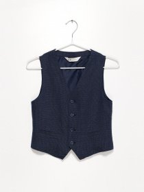 Жилет H&M модель 0761960_т.синій комб. Фото