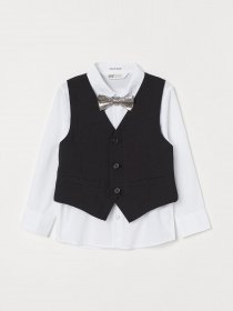 Жилет H&M модель 0830170_чорний Фото